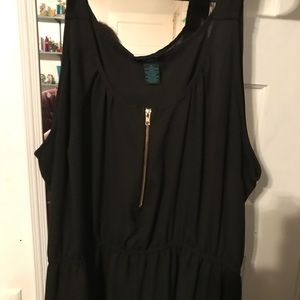 Zip up dress